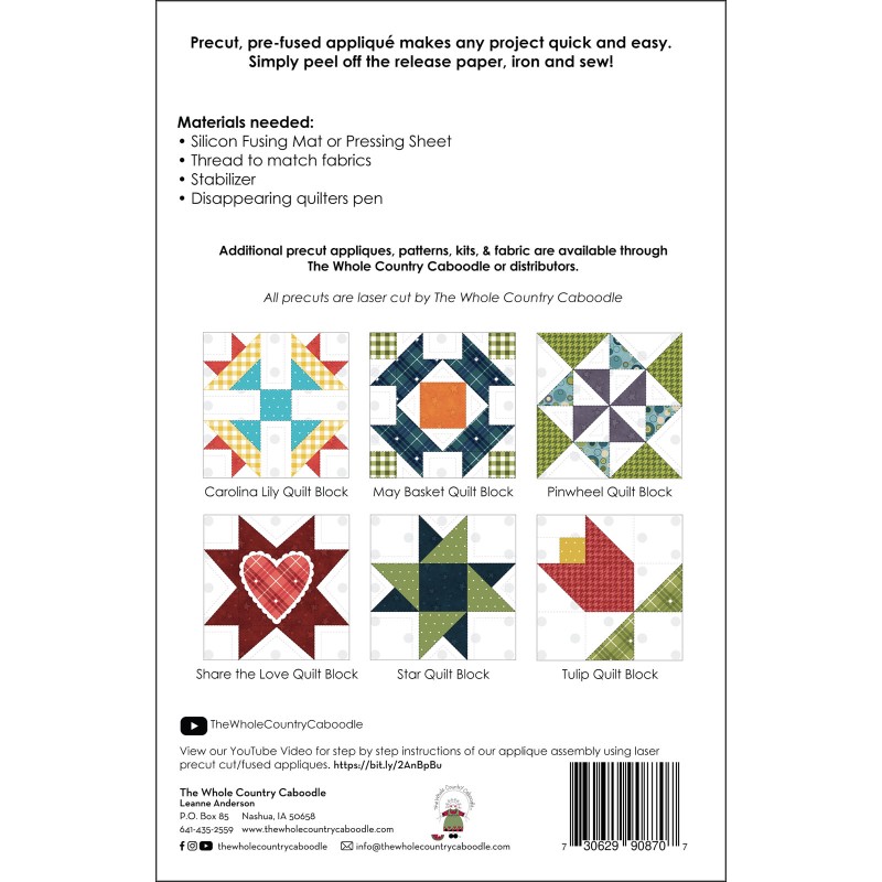 May Basket Quilt Block EE Schenck Company