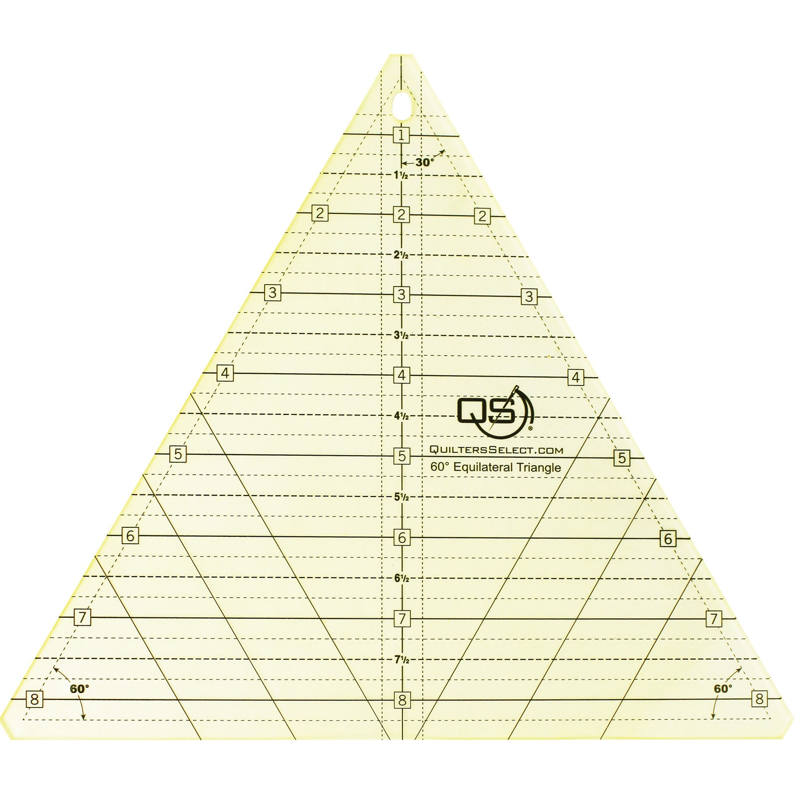 Select 60° Non-slip Triangle Ruler | EE Schenck Company