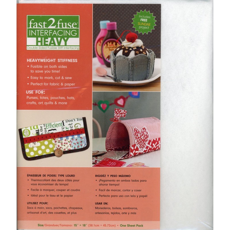 Fast2Fuse Interfacing Heavy Pack EE Schenck Company