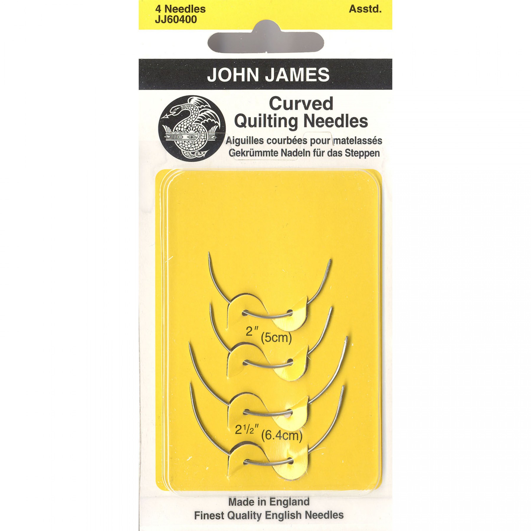 John James Curved Quilting Needles EE Schenck Company