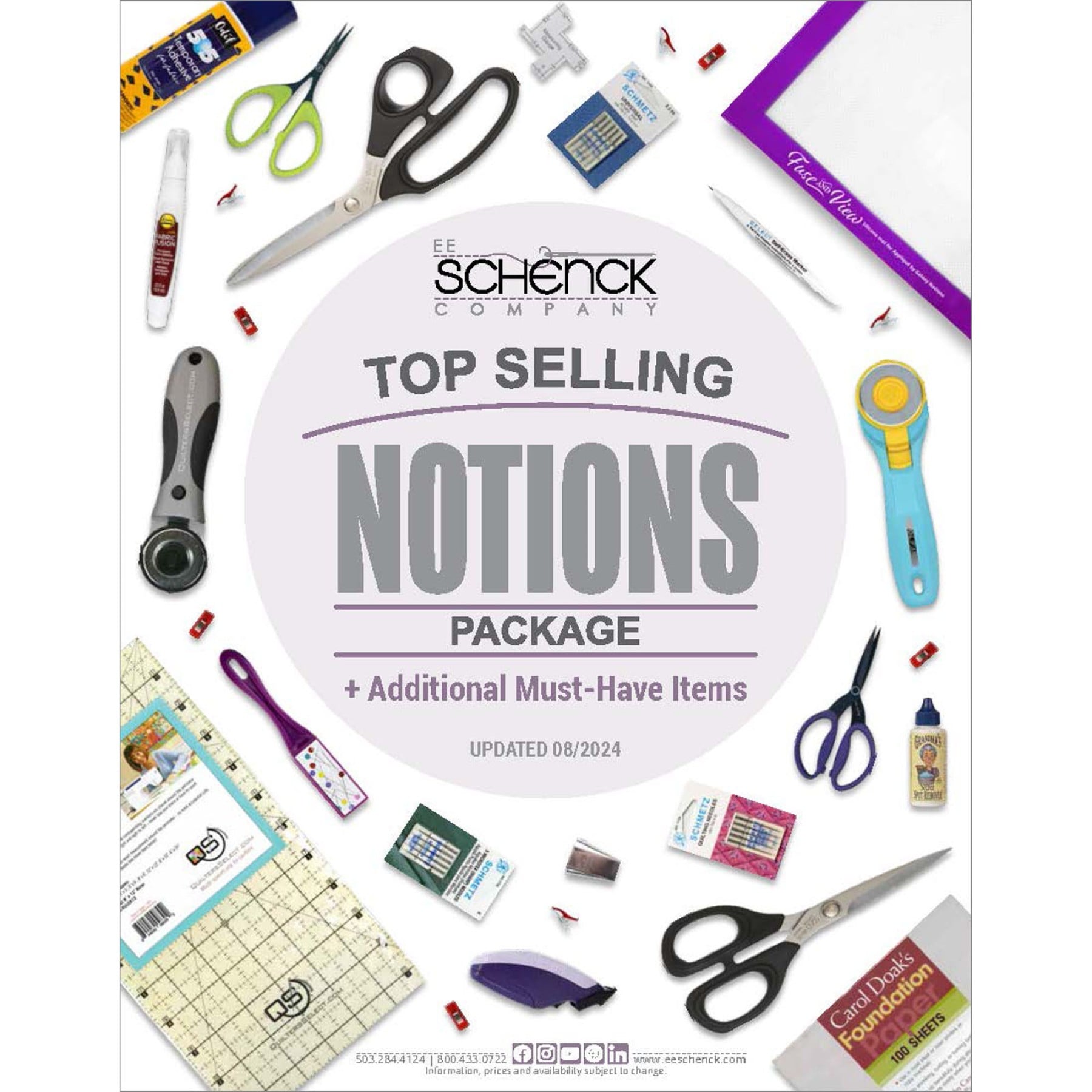 Notions Wall Catalog EE Schenck Company