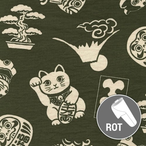 COKAMACHAN set NATALDESIGNver. コカマチャン No. 10 Canvas - Fabric: Kokka | EE Schenck Company
