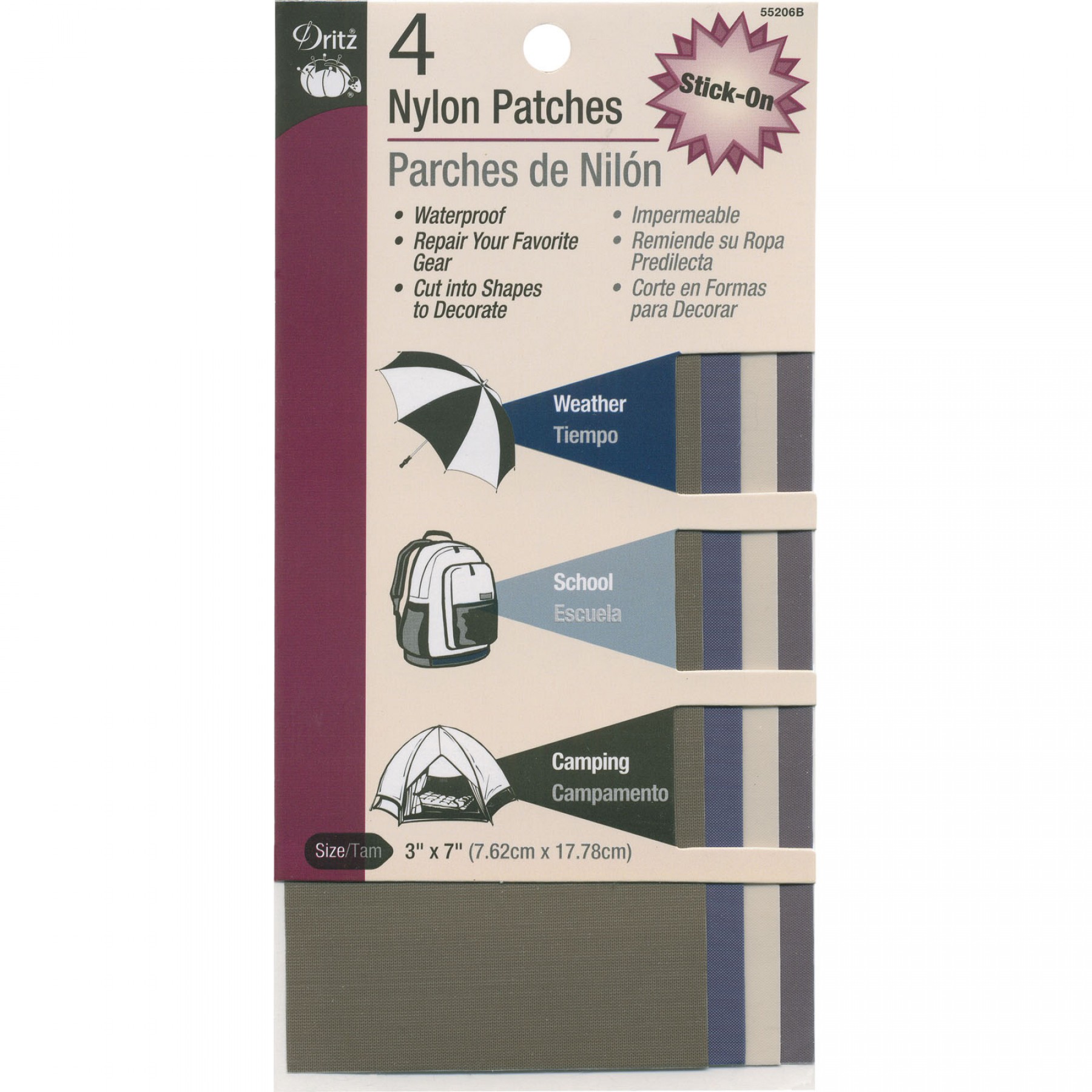 StickOn Nylon Patches EE Schenck Company