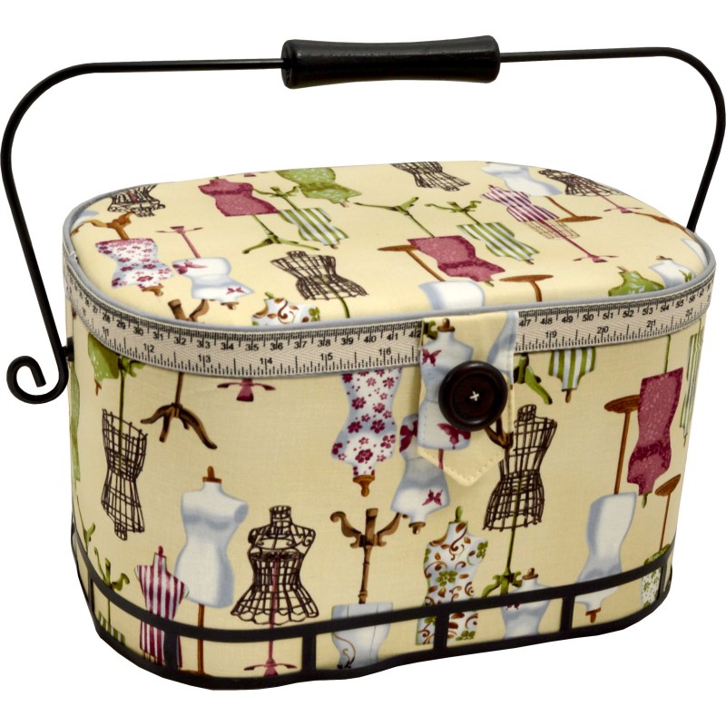 Large Oval Sewing Basket EE Schenck Company