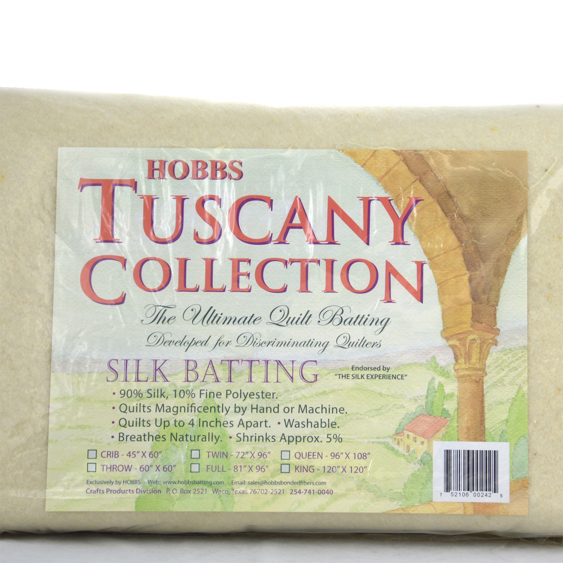 Tuscany Silk Blend Batting EE Schenck Company