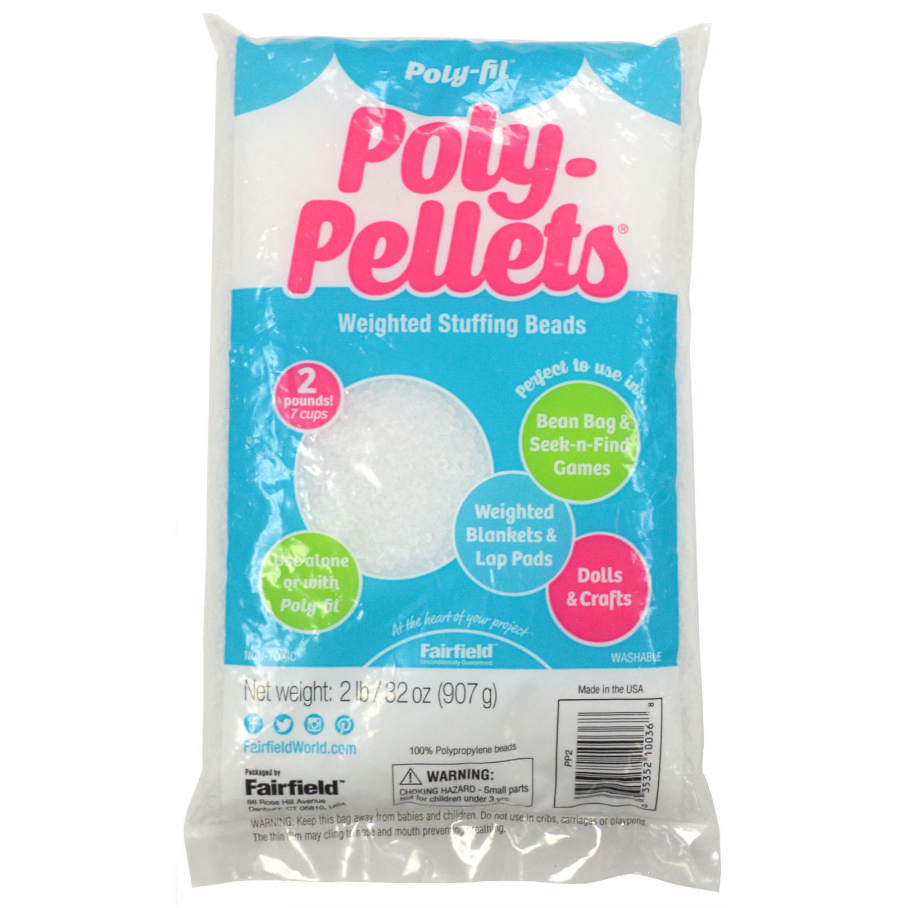 Poly Pellets® Weighted Stuffing Beads EE Schenck Co.