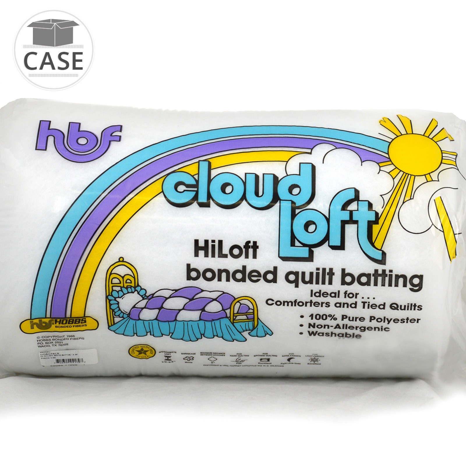 Cloud Loft® HiLoft Batting Case EE Schenck Company
