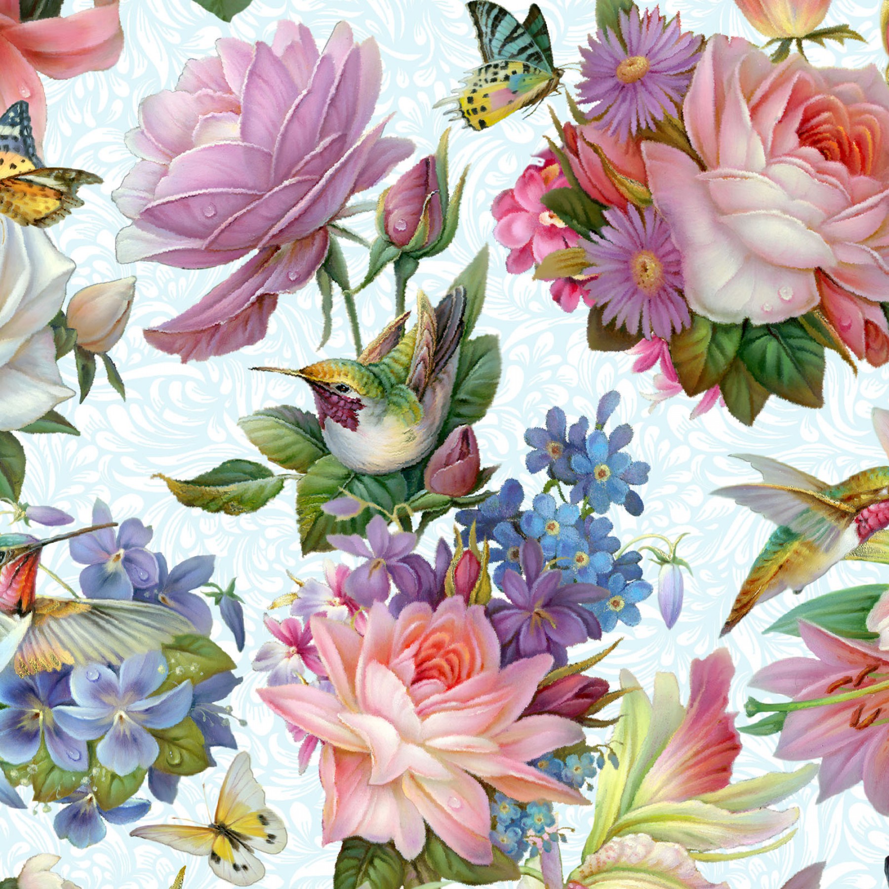 Hummingbird Bouquet EE Schenck Co.