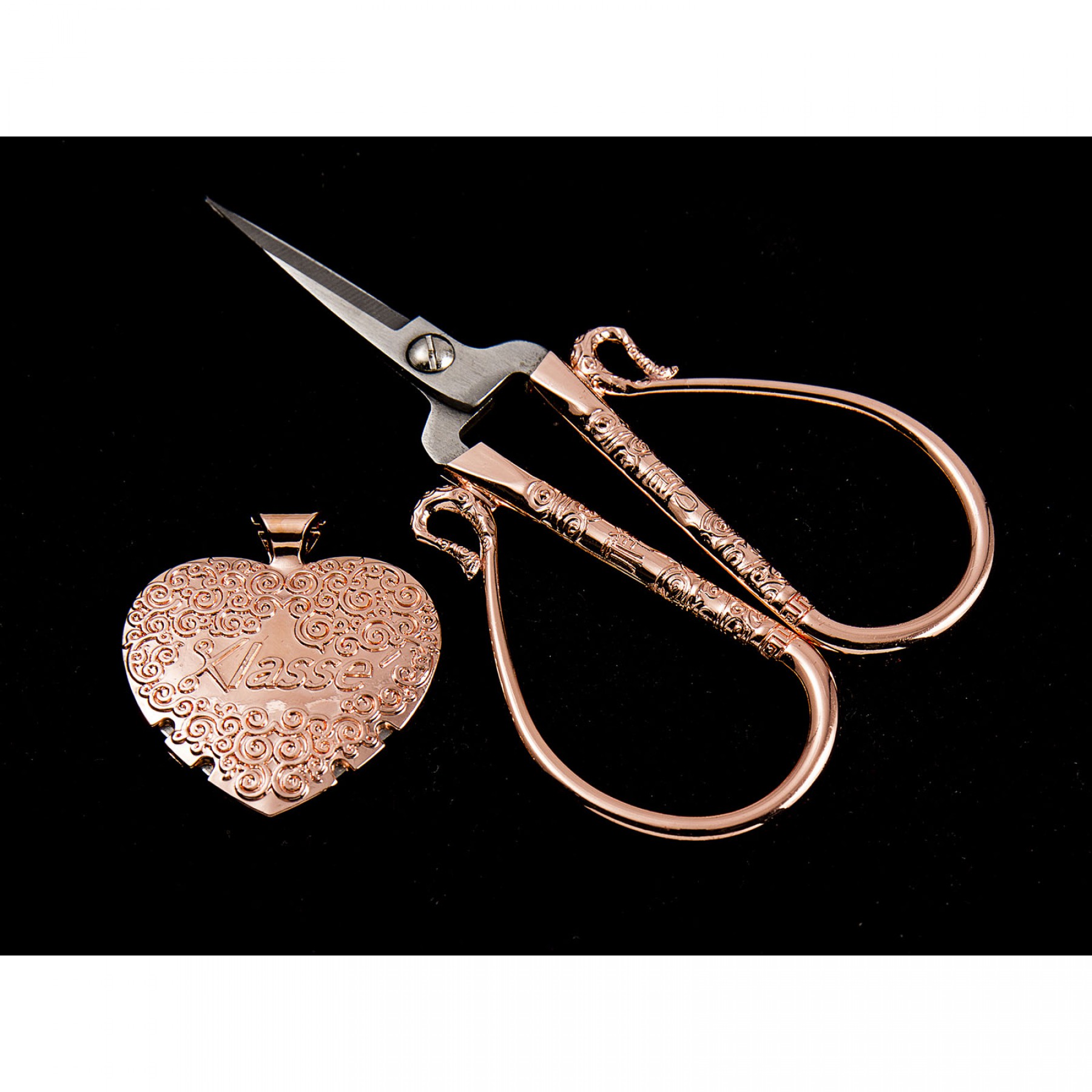 Klassé Rose Gold Embroidery Scissors Gift Set EE Schenck Co.