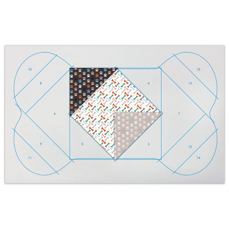 PrePrinted Fleece Interfacing Pet Placemat EE Schenck Company