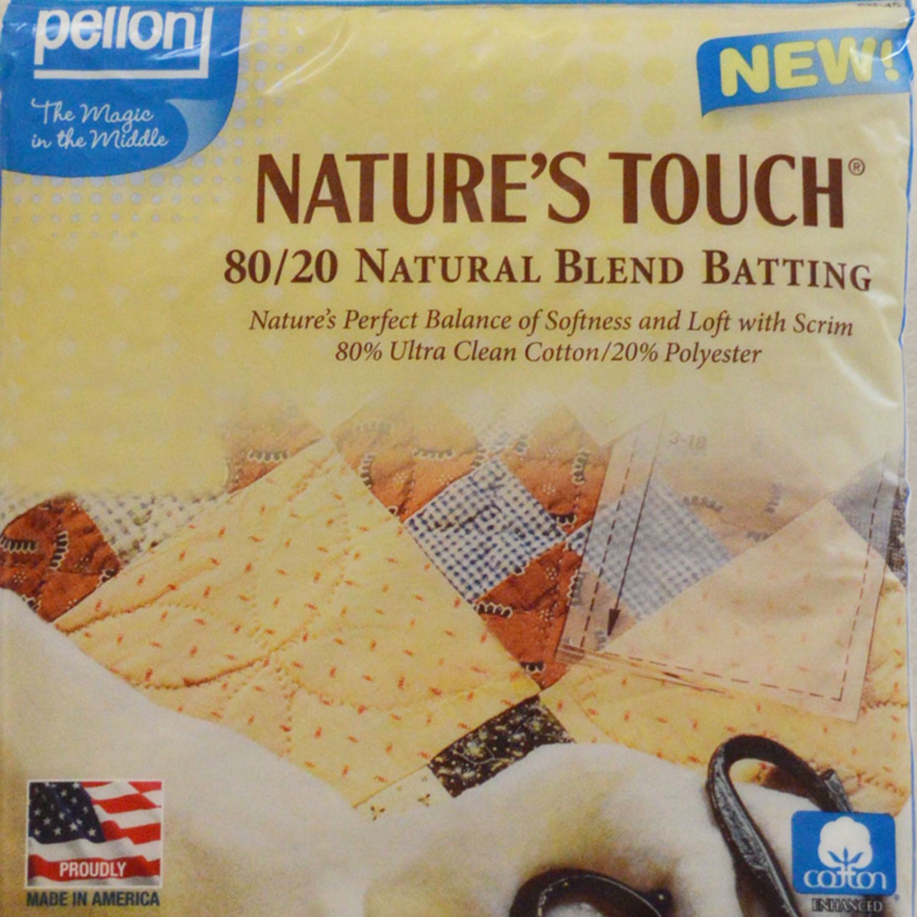 Nature's Touch 80/20 Natural Blend Batting with Scrim EE Schenck Company