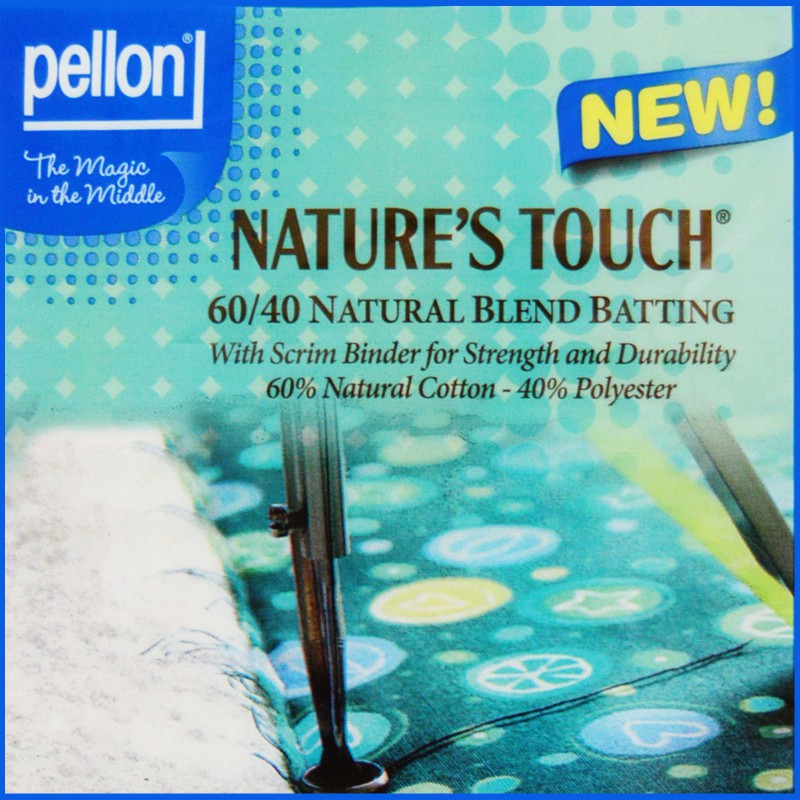Nature's Touch 60/40 Natural Blend Batting with Scrim EE Schenck Company