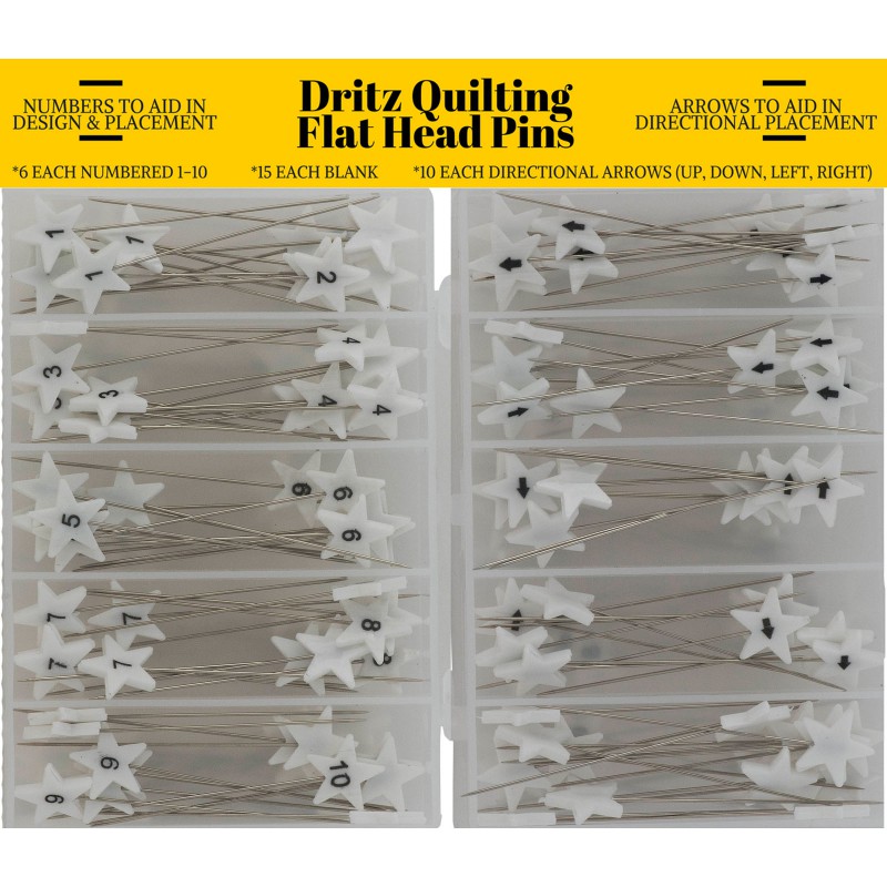 Numbered Flat Head Pins EE Schenck Co.