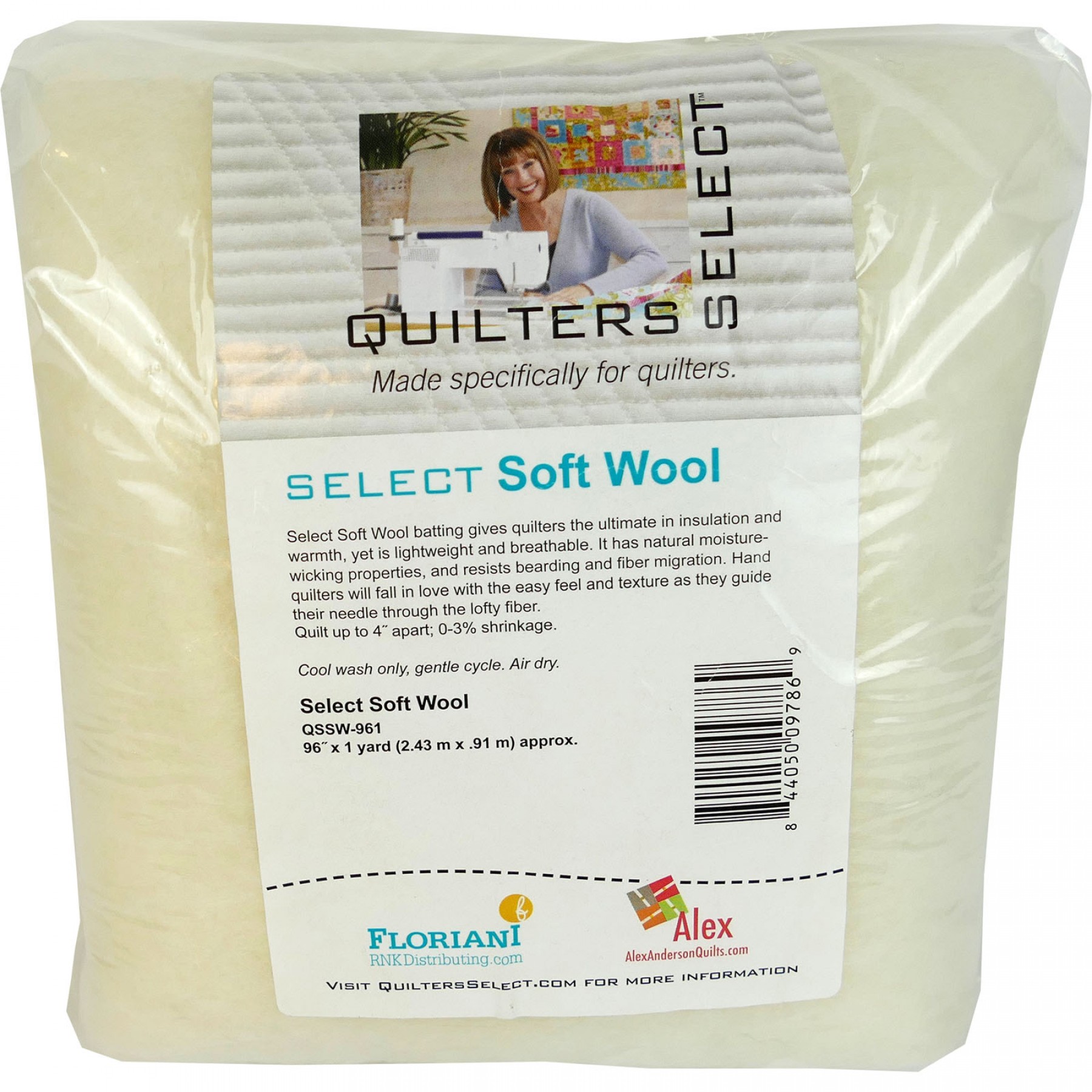 Select Soft Wool Batting Limited Edition Size EE Schenck Company