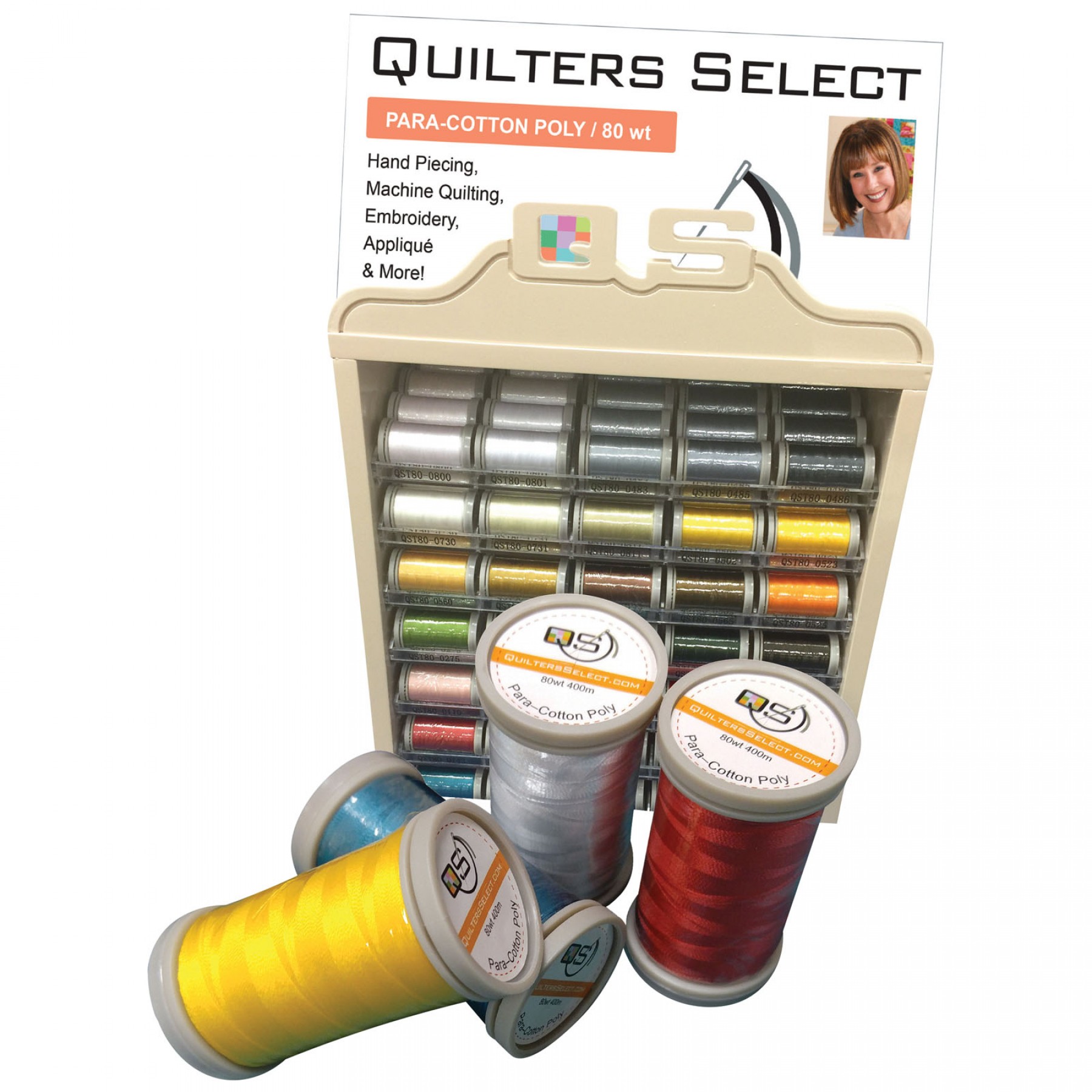 ParaCotton Poly 80wt Thread Assortment Display EE Schenck Co.