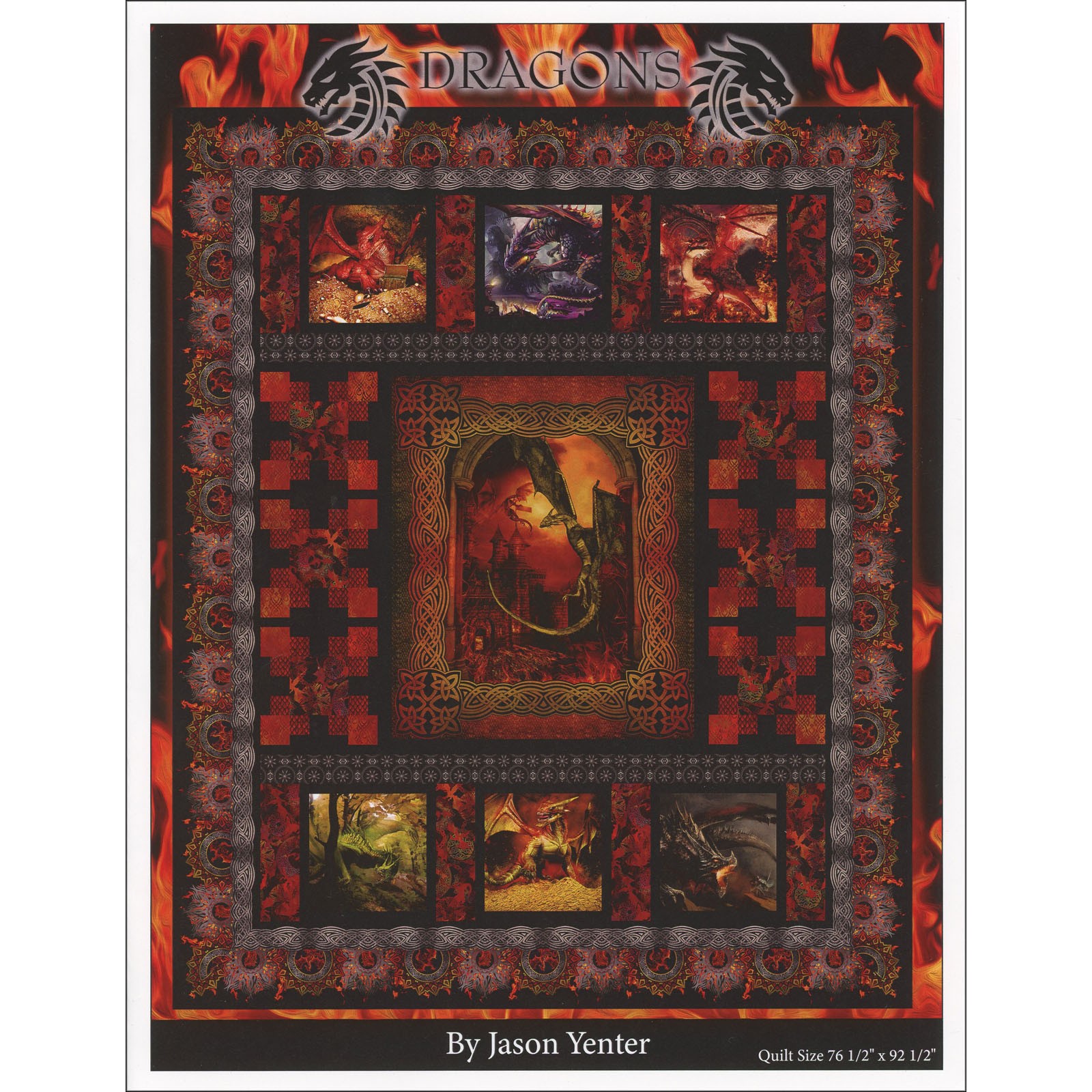 Dragons Quilt Pattern EE Schenck Company