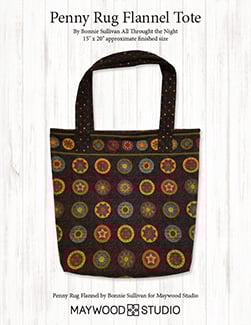 “Tuscany” Free Tote Bag Pattern designed by Bonnie Sullivan of All Throught the Night from Maywood Studio